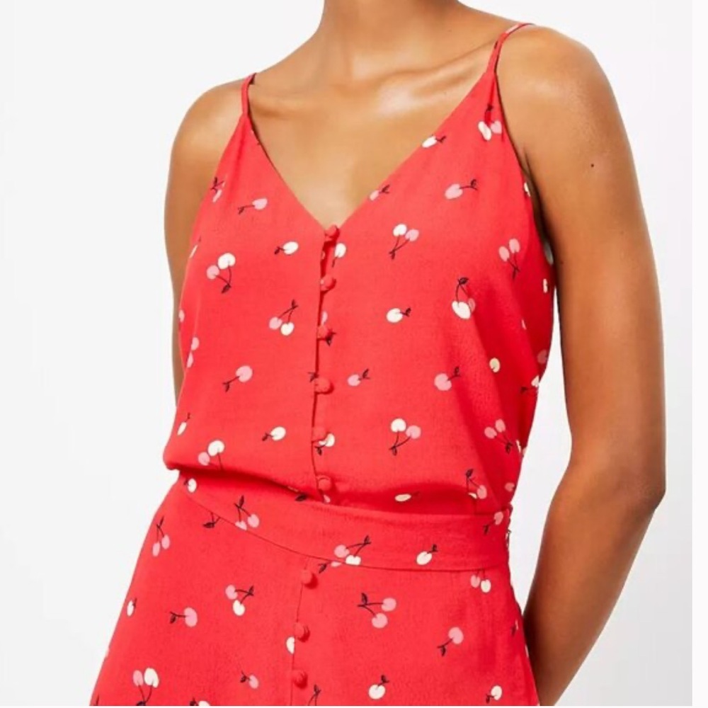NEW | LOFT | Cherry Print Cami
